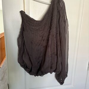 Elegant Gray Women's Top